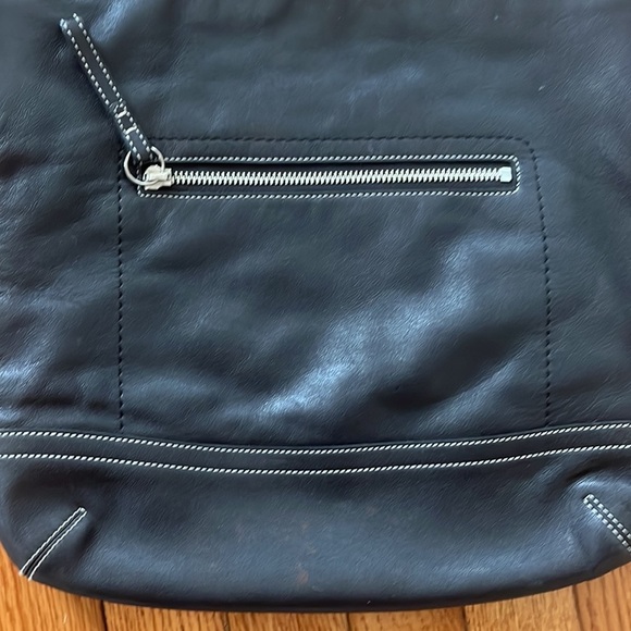 Coach Soho Duffle Purse Convertible Black Boho Leather J05S-1414 legacy tassel - Picture 9 of 12